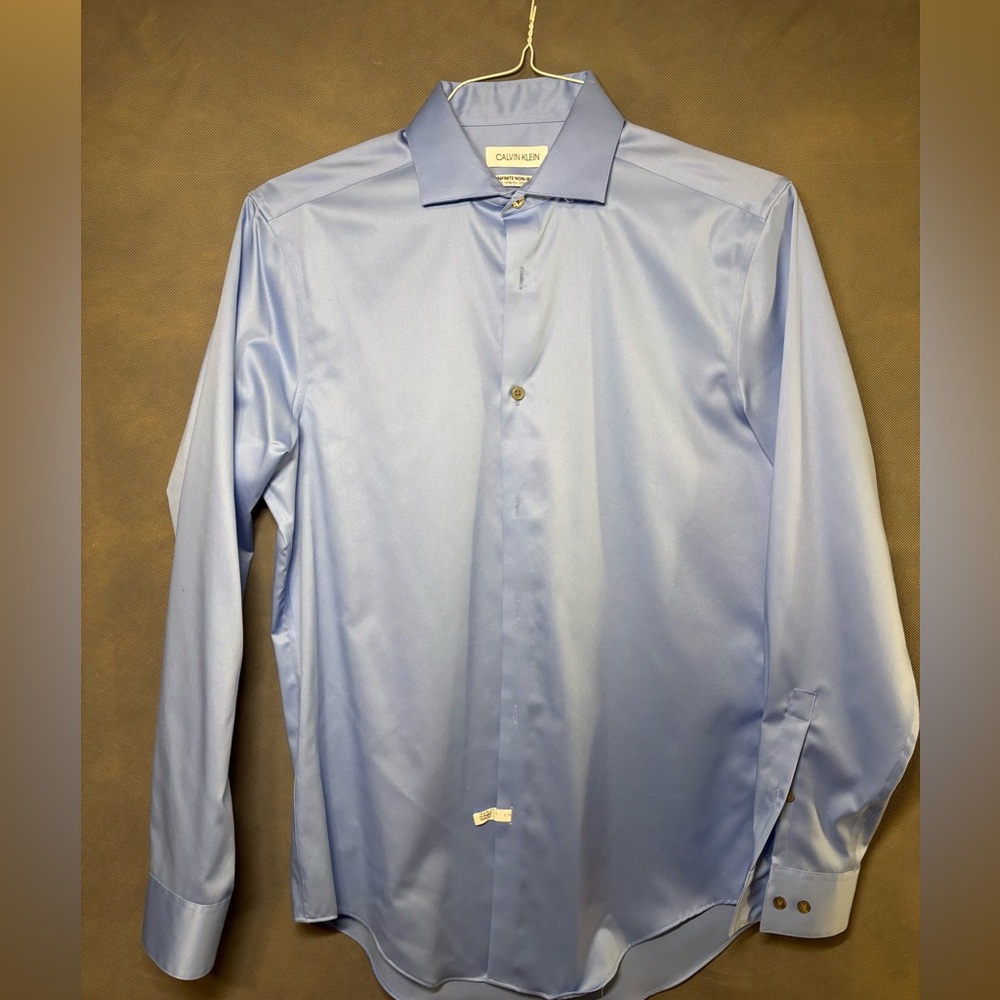 Calvin Klein Men’s Dress Shirt Blue